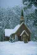 Eglise et neige