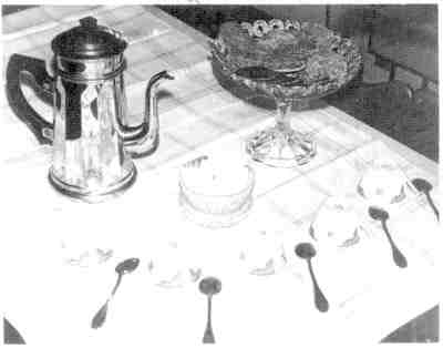 Table garnie